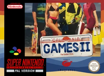 California Games II (Europe) (En,Fr,De) box cover front